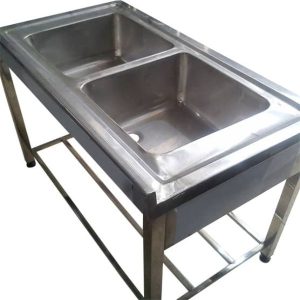 سینک جوشی صنعتی دو لگن